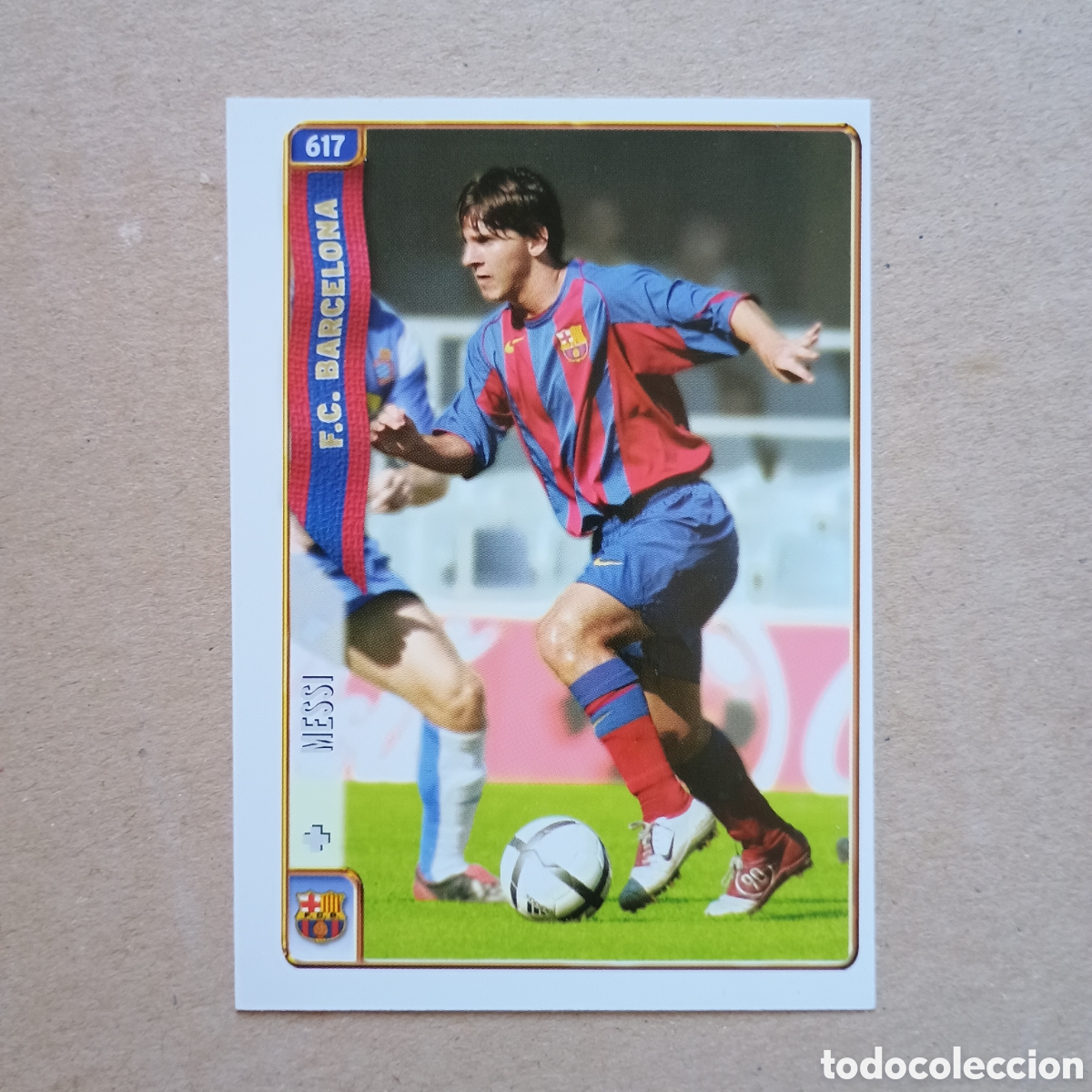 Trading cards: MC Mundicromo Fichas 2005 Messi rookie 617