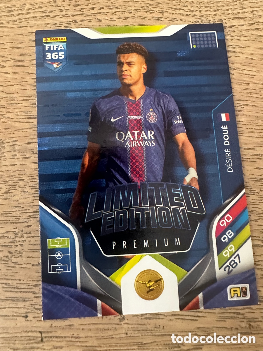 Trading cards: DESIRE DOUE PSG LIMITED EDITION PREMIUM ADRENALYN XL PANINI FIFA 365 25-26 2026