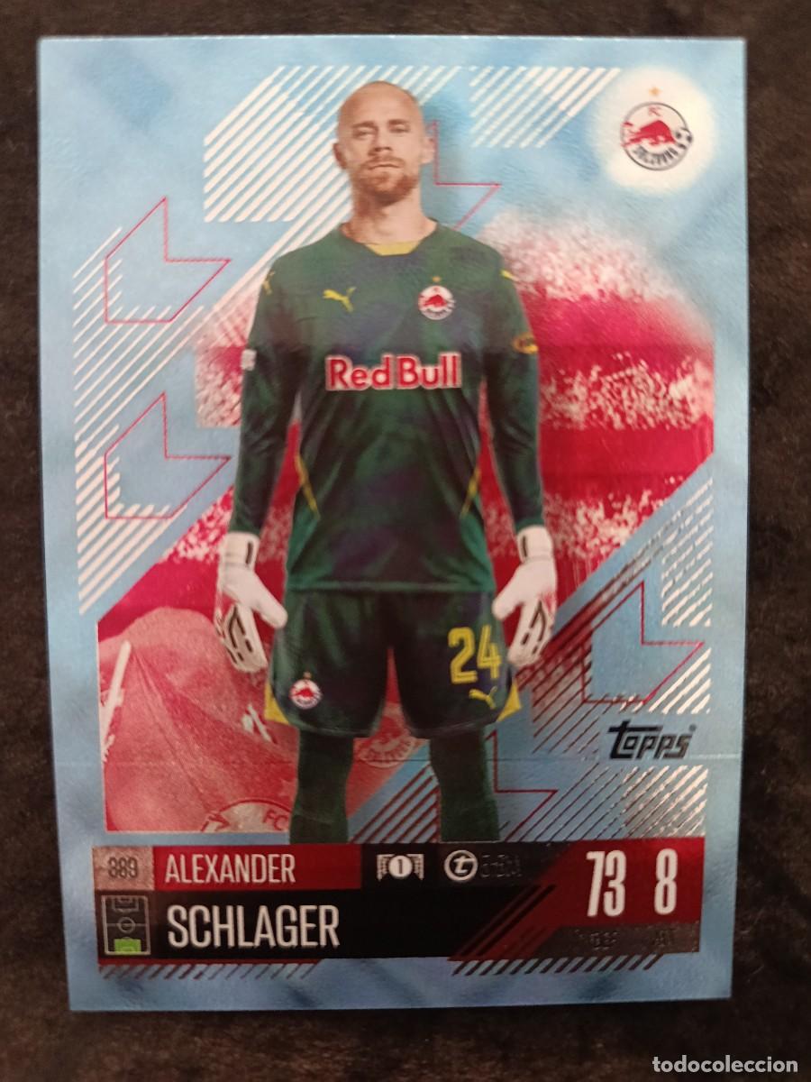 Trading cards: TOPPS MATCH ATTAX 2024/25. #389 ALEXANDER SCHLAGER &rdquo;PARALELA CRISTAL&rdquo; FC. SALZBURG