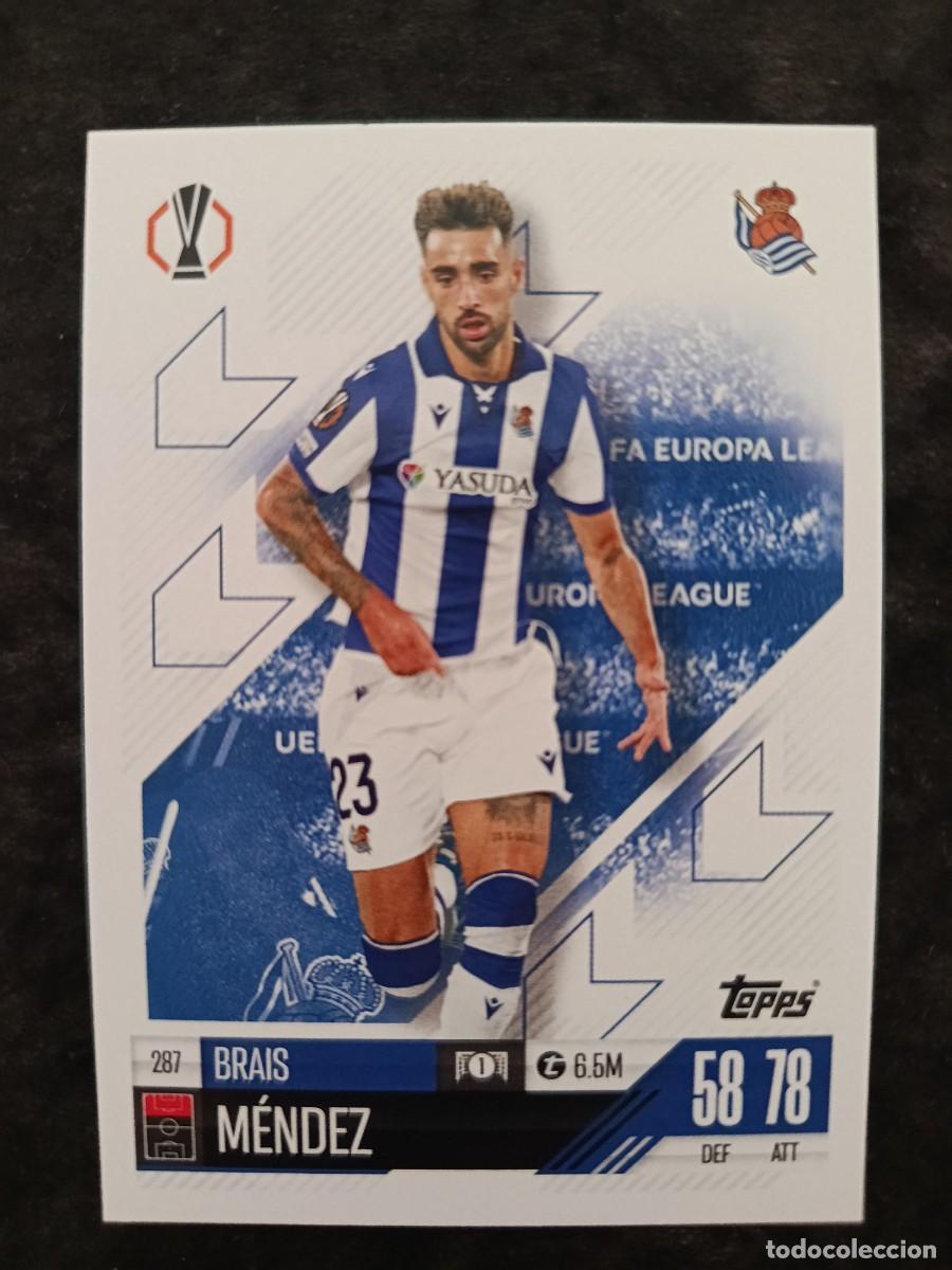 Trading cards: TOPPS MATCH ATTAX 2024/25. #287 BRAIS MENDEZ. R.SOCIEDAD