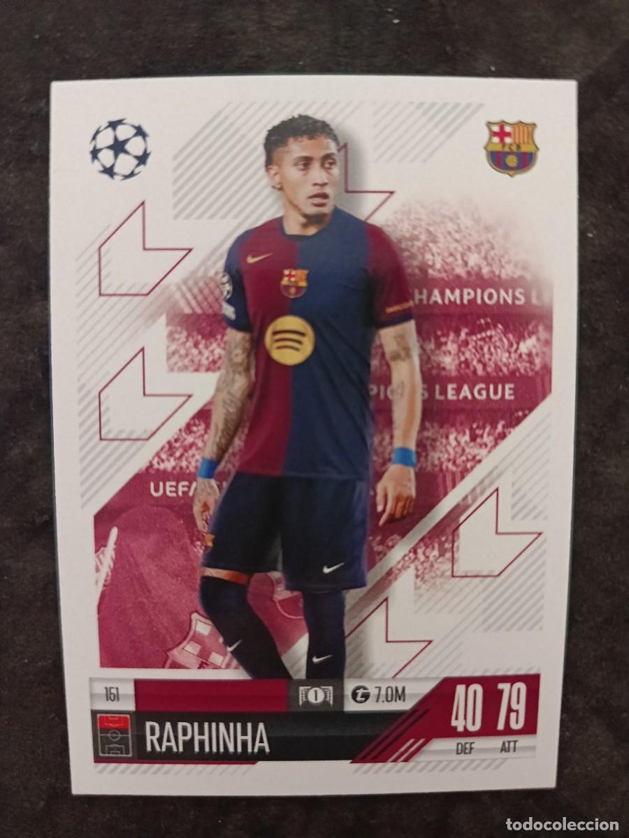 Trading cards: TOPPS MATCH ATTAX 2024/25. #151 RAPHINHA. FC. BARCELONA