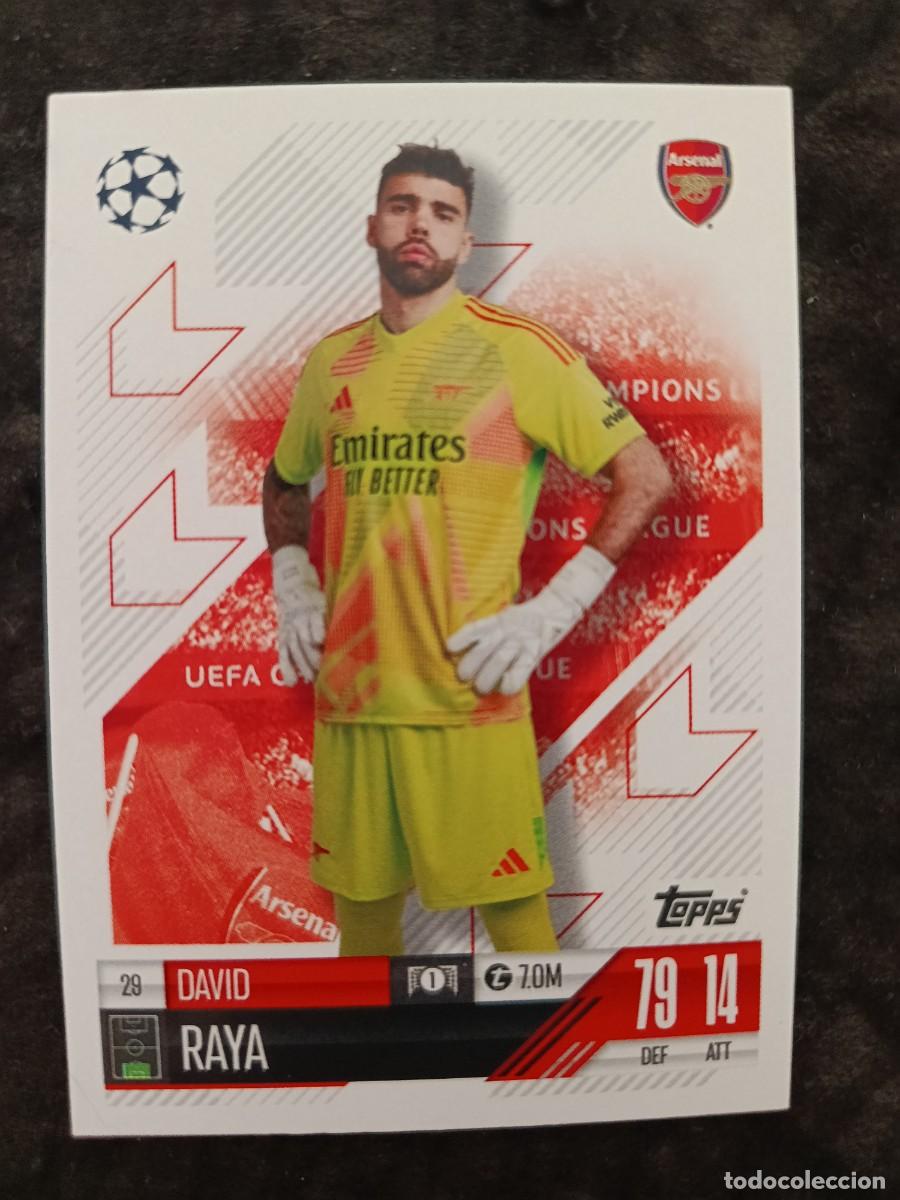 Trading cards: TOPPS MATCH ATTAX 2024/25. #29 DAVID RAYA. ARSENAL FC.