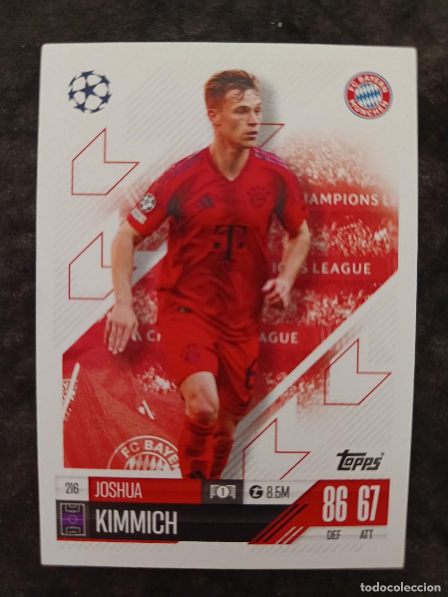 Trading cards: TOPPS MATCH ATTAX 2024/25. #216 JOSHUA KIMMICH. BAYERN MUNCHEN