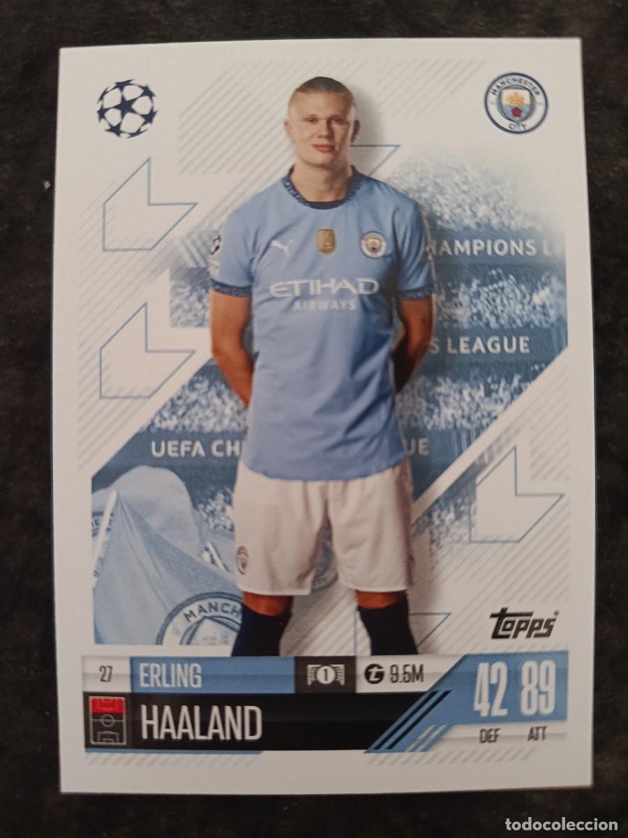 Trading cards: TOPPS MATCH ATTAX 2024/25. #27 ERLING HAALAND. MANCHESTER CITY