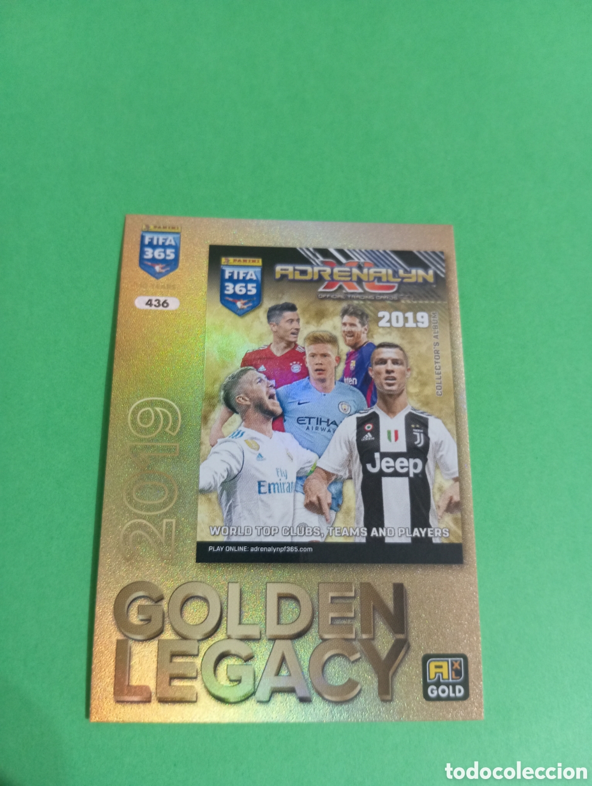 Trading cards: GOLDEN LEGACY 2019 / PANINI FIFA 365 ADRENALYN XL 2025