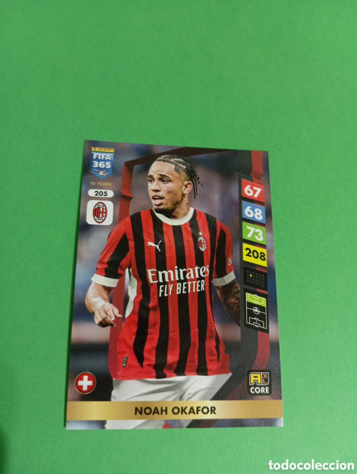Trading cards: Noah Okafor Mil&aacute;n n&deg;205 / PANINI FIFA 365 ADRENALYN XL 2025