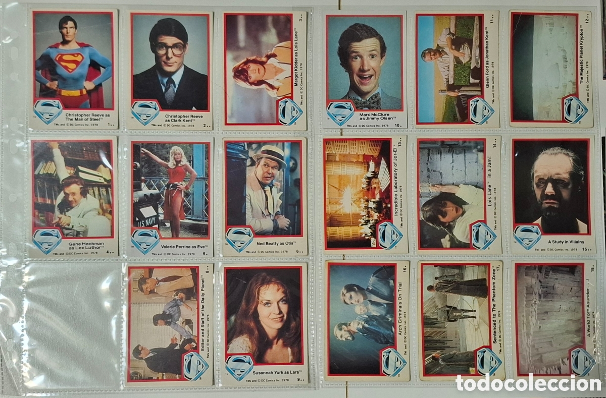 Trading cards: Superman the movie trading card Topps 1978