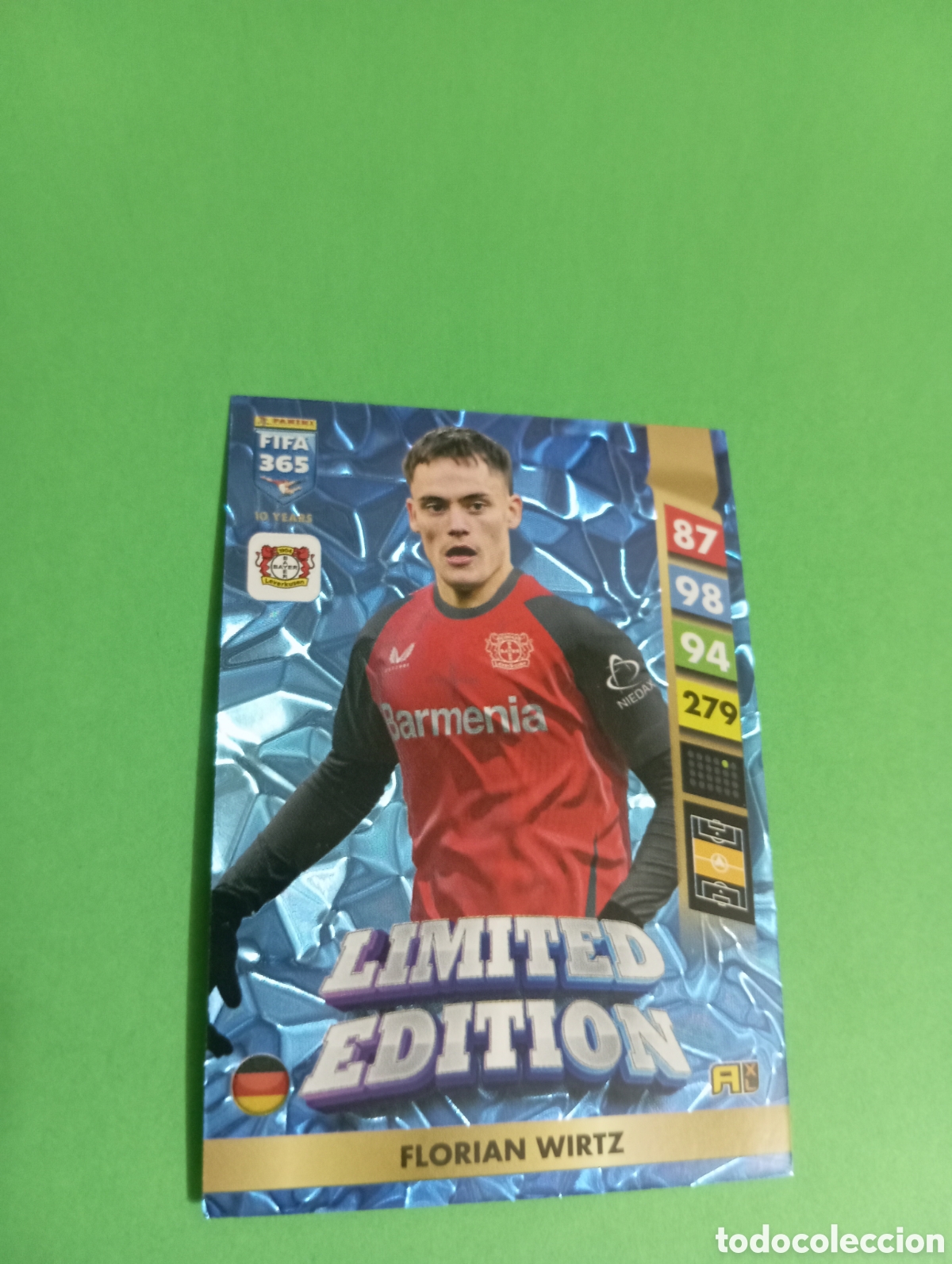 Trading cards: Florian Wirtz Bayer Leverkusen LIMITED EDITION / PANINI FIFA 365 ADRENALYN XL 2025