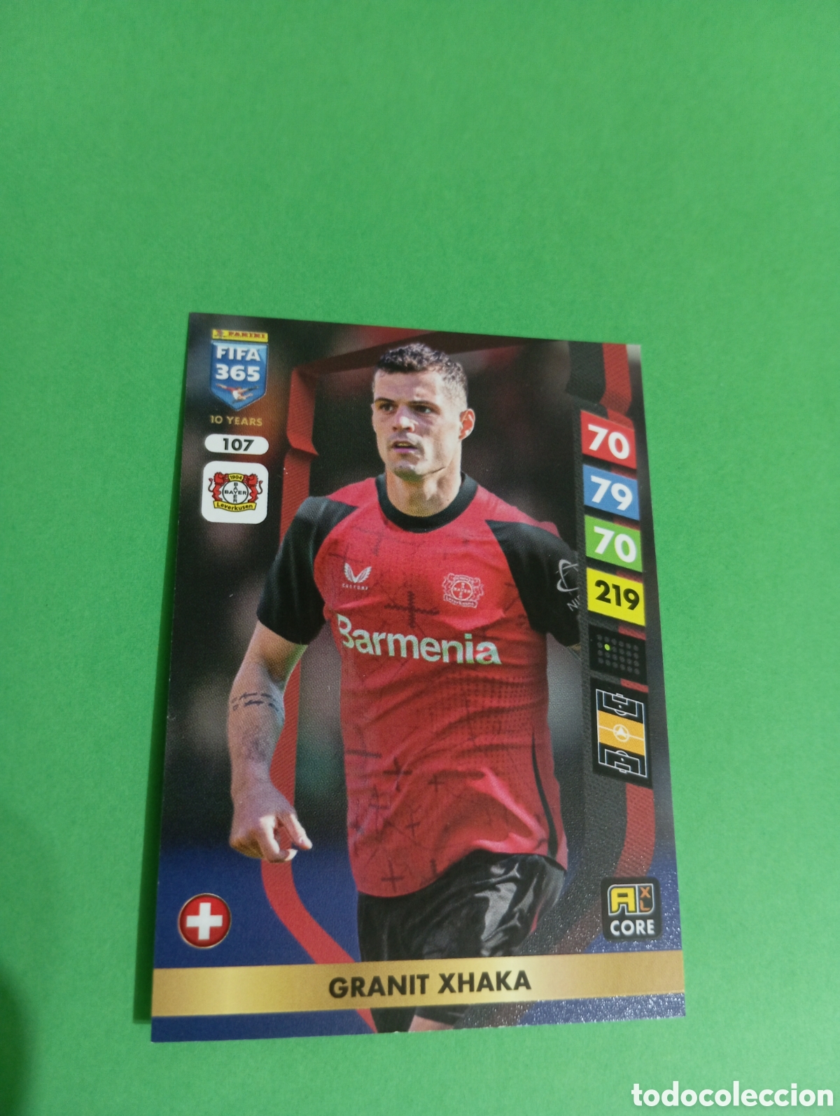 Trading cards: Granito Xhaka Bayer Leverkusen n&deg;107 / PANINI FIFA 365 ADRENALYN XL 2025