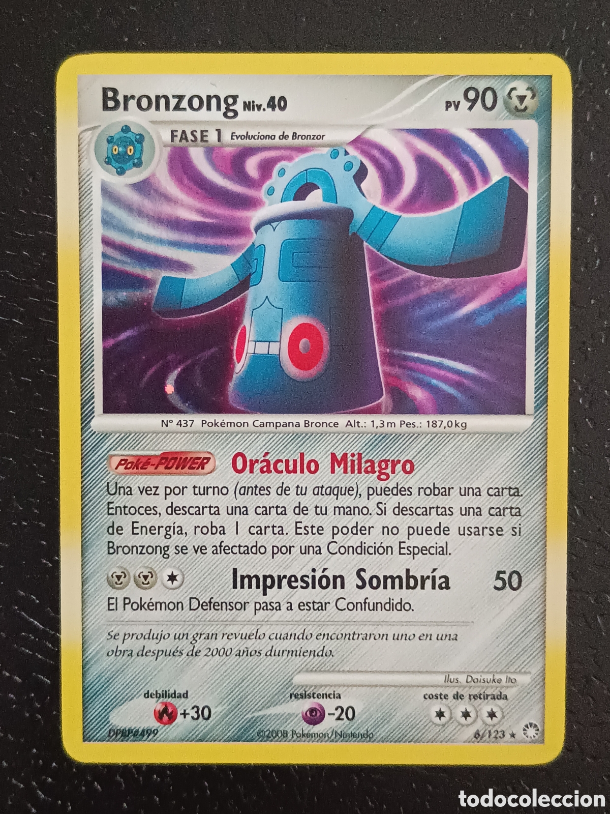 Trading cards: Pokemon Bronzong 6/123 Diamante Y Perla Tesoros Misteriosos En Castellano