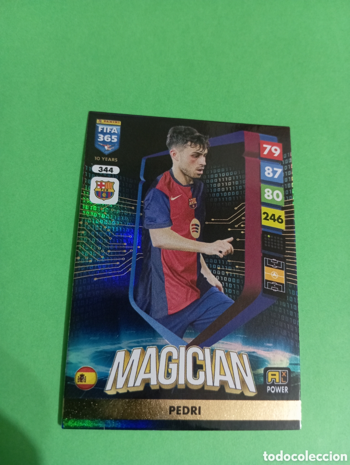 Trading cards: Pedri Barcelona MAGICIAN n&deg;344 / PANINI FIFA 365 ADRENALYN XL 2025