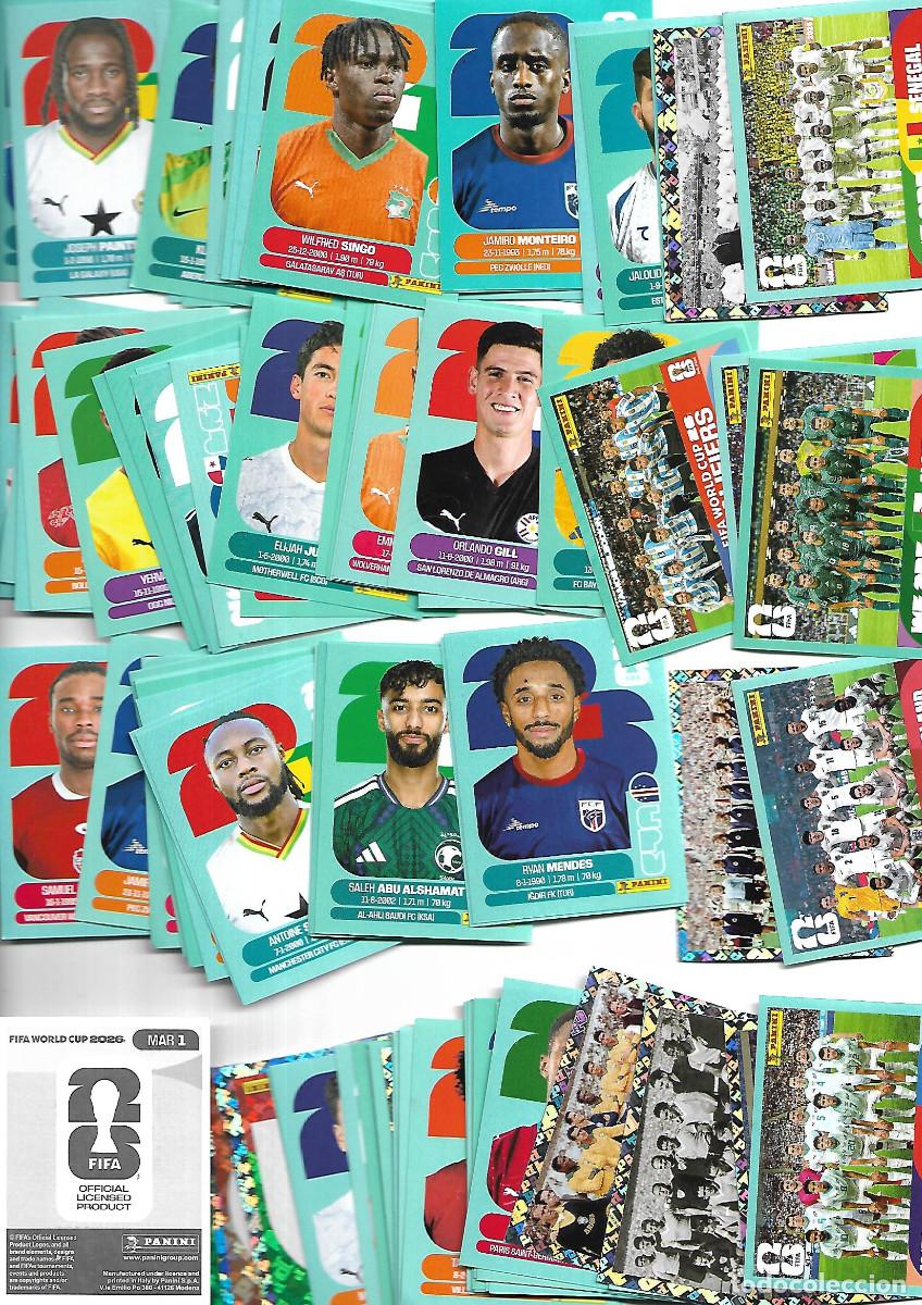 Trading cards: COLECCION DE 100 CROMOS DE FIFA WORLD CUP 2026 LOS DE LA FOTO