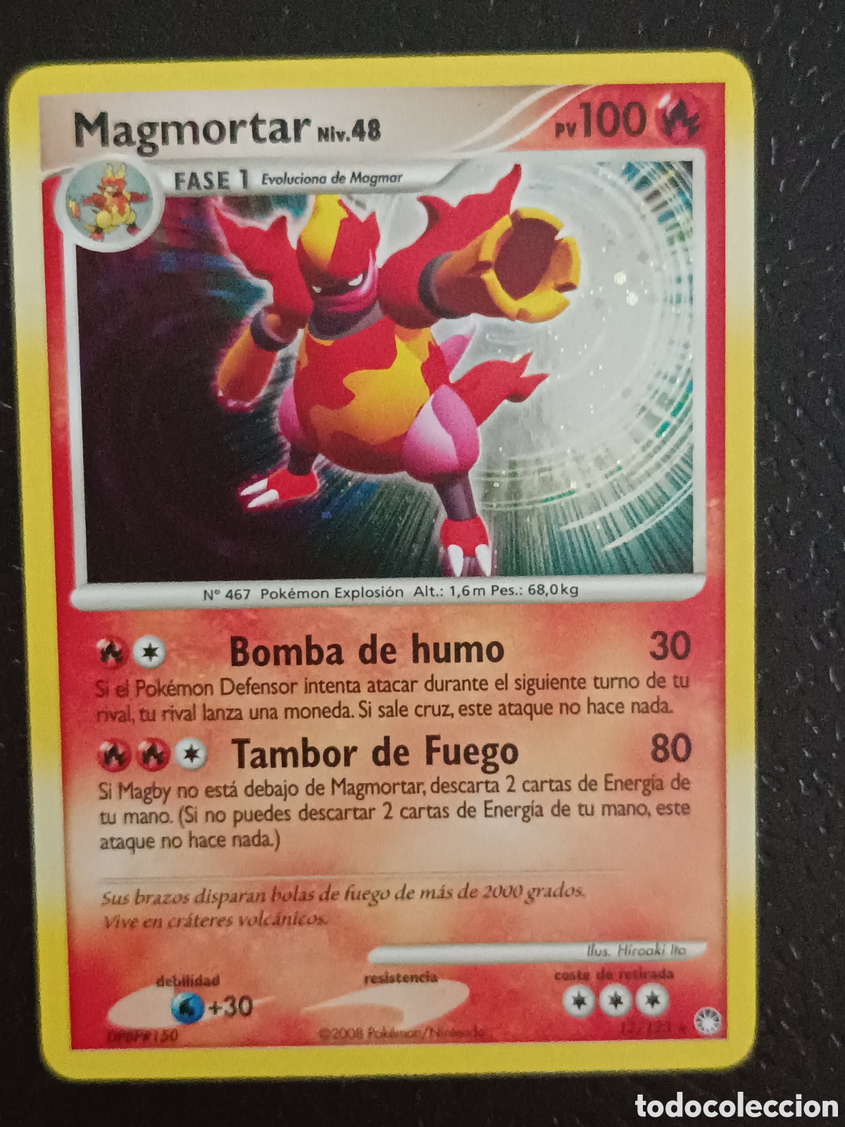 Trading cards: Pokemon Magmortar 12/123 Diamante Y Perla Tesoros Misteriosos En Castellano
