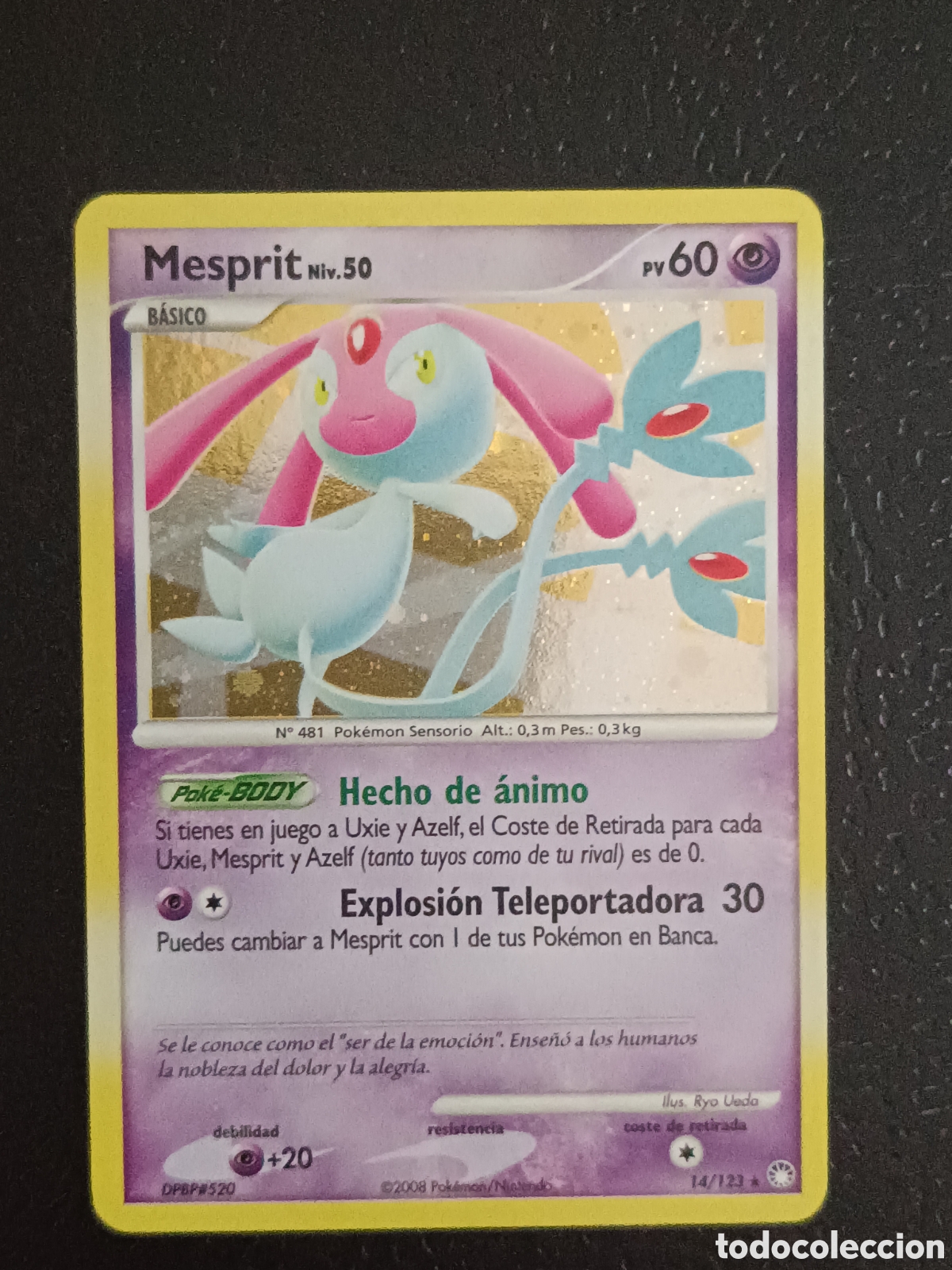 Trading cards: Pokemon Mesprit 14/123 Diamante Y Perla Tesoros Misteriosos En Castellano