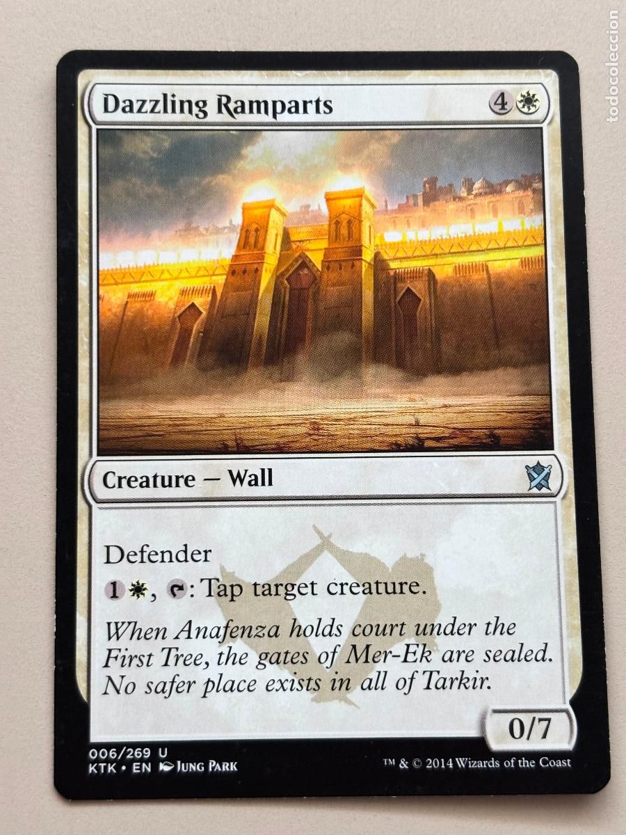 Trading cards: MAGIC THE GATHERING - DAZZLING RAMPARTS ( KHANS OF TARKIR )
