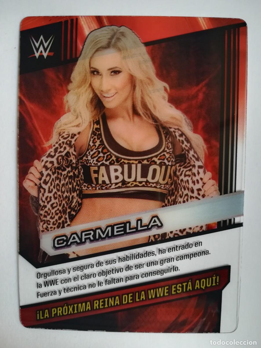 Trading cards: WWE N&ordm; 095. Carmella. Panini 2016.