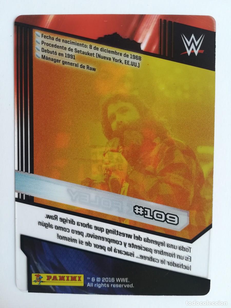 Trading cards: WWE N&ordm; 109. Mick Foley. Panini 2016. - Foto 2