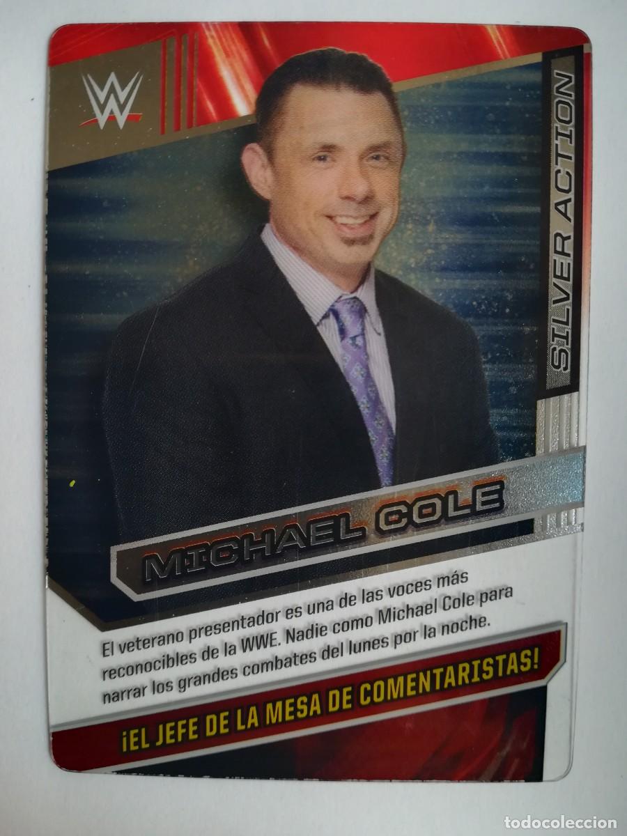 Trading cards: WWE N&ordm; 110. Silver Action. Michael Cole. Panini 2016.