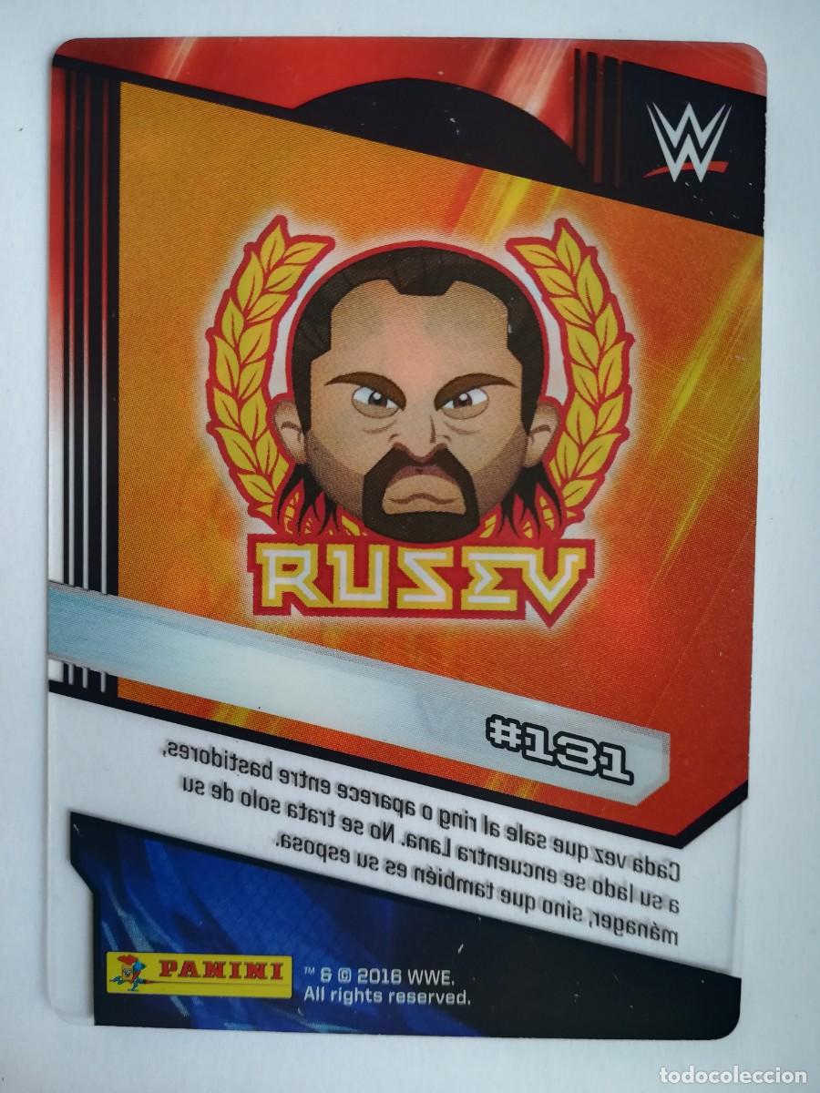 Trading cards: WWE N&ordm; 131. Rusev. Panini 2016. - Foto 2