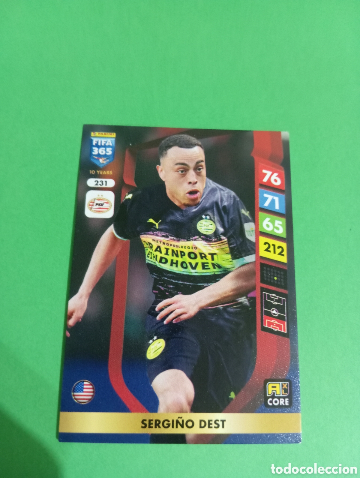 Trading cards: Sergio Dest PSV n&deg;231 / PANINI FIFA 365 ADRENALYN XL 2025