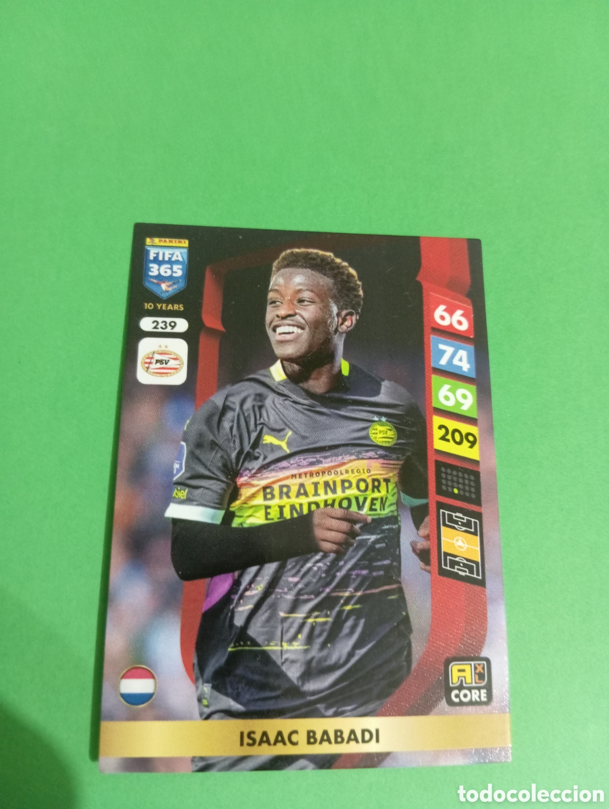 Trading cards: Isaac Babadi PSV n&deg;239 / PANINI FIFA 365 ADRENALYN XL 2025