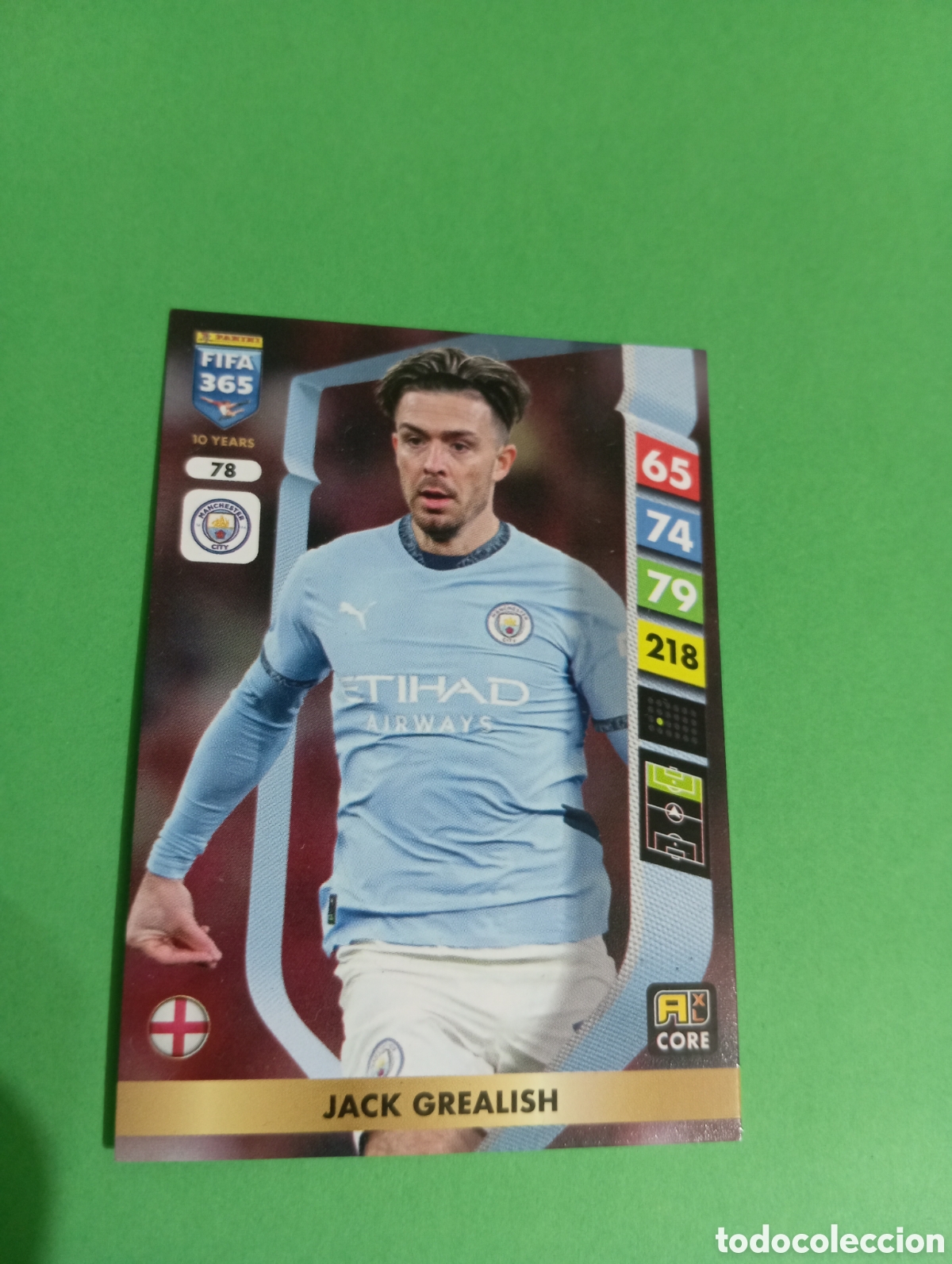 Trading cards: Jack Grealish Manchester City n&deg;78 / PANINI FIFA 365 ADRENALYN XL 2025