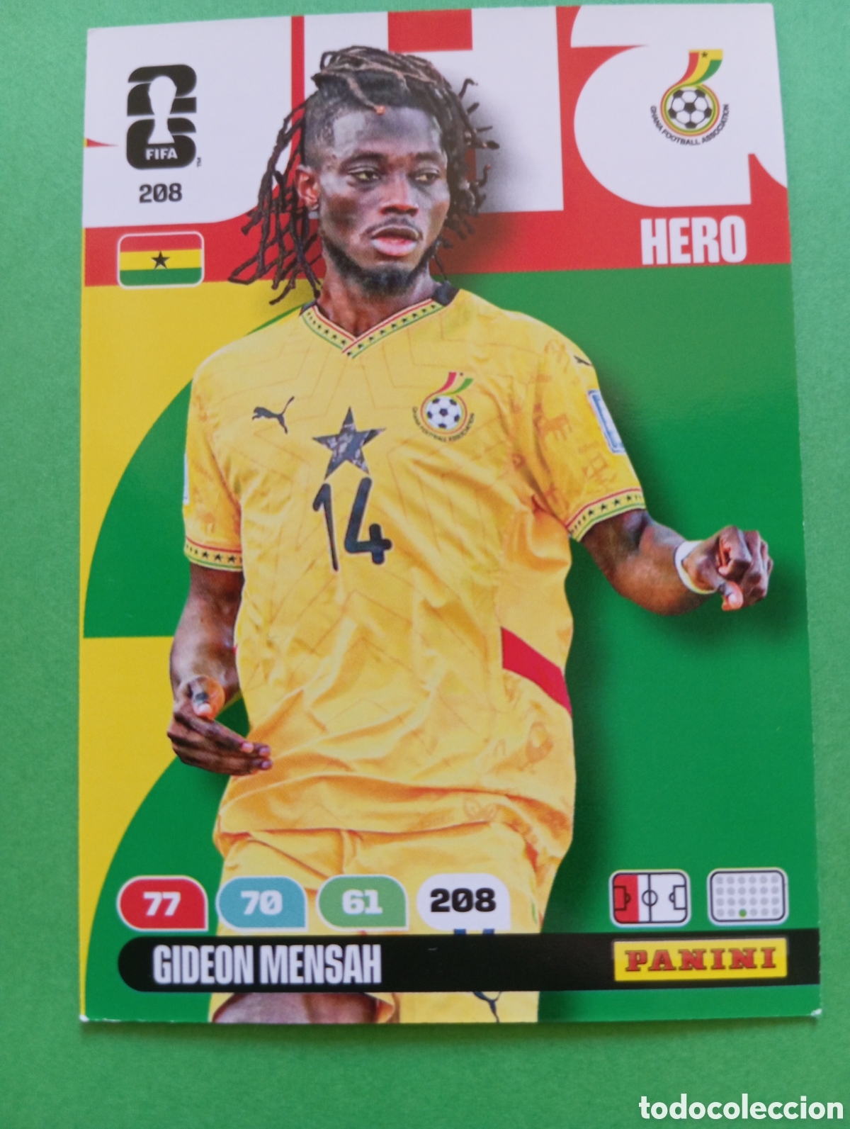 Trading cards: Gideon Mensah Ghana n&deg;208 / PANINI FIFA WORLD CUP ADRENALYN XL 2026