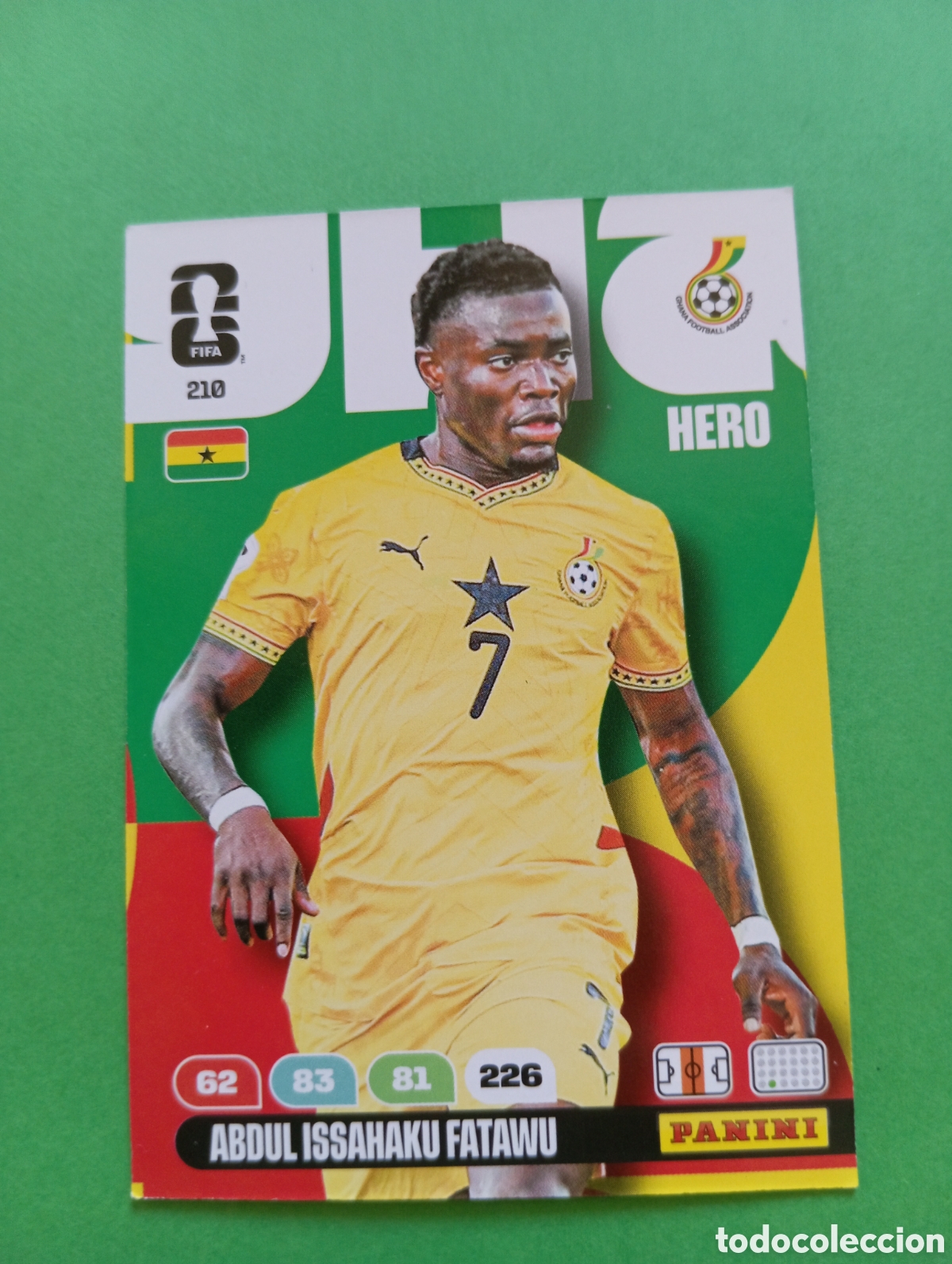 Trading cards: Abdul Issahaku Fatawu Ghana n&deg;210 / PANINI FIFA WORLD CUP ADRENALYN XL 2026