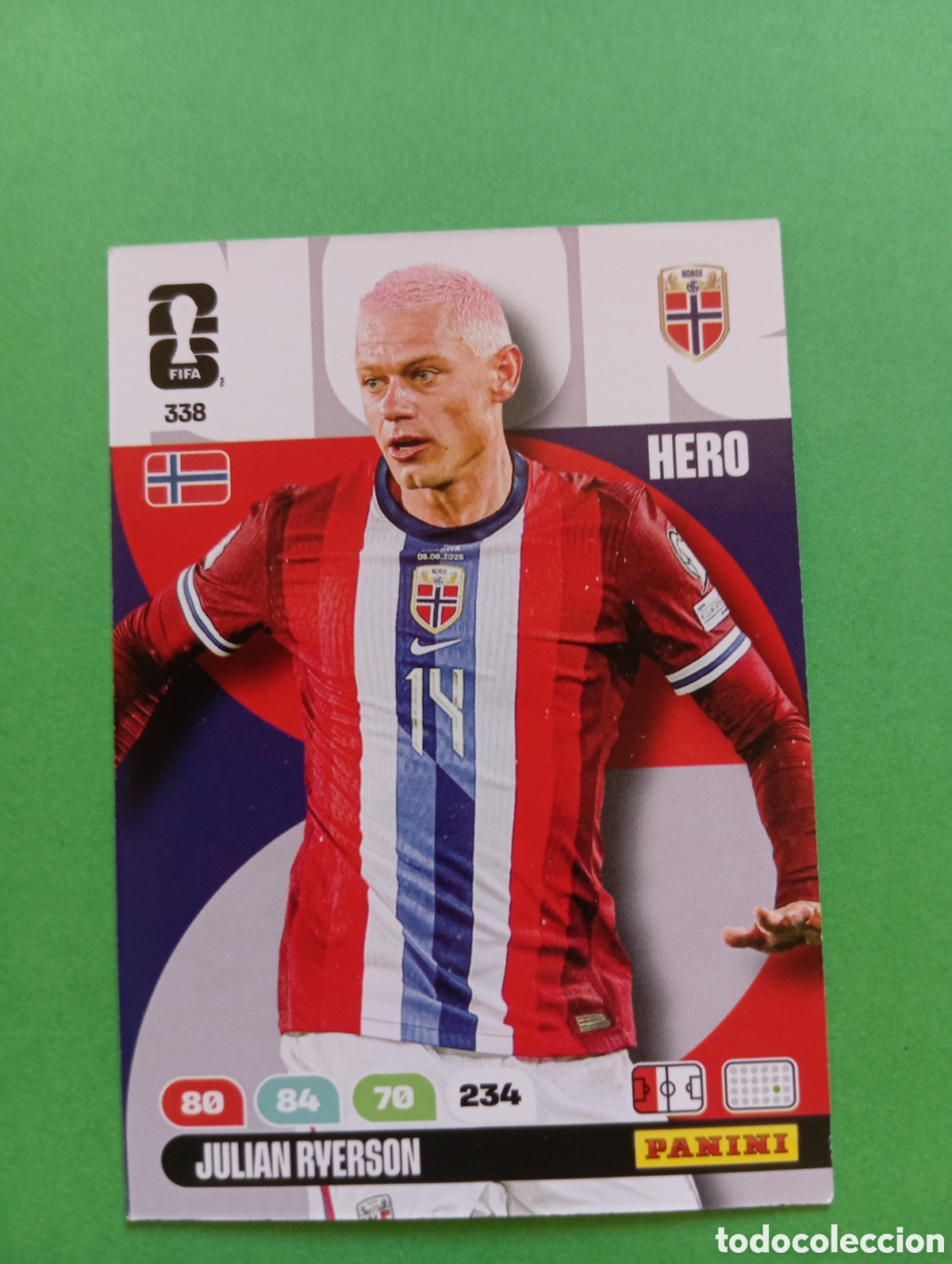 Trading cards: Julian Ryerson Noruega n&deg;338 / PANINI FIFA WORLD CUP ADRENALYN XL 2026