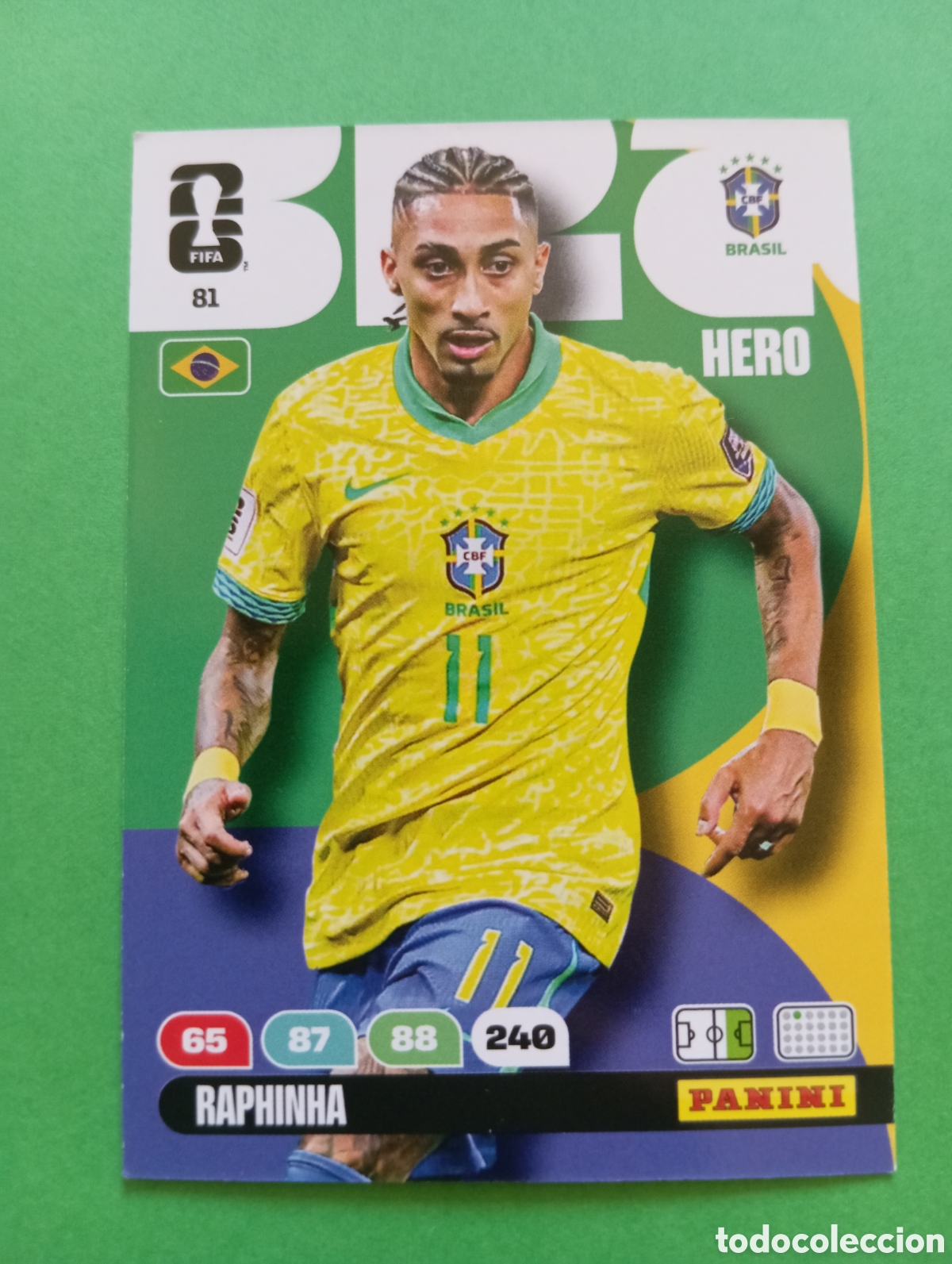 Trading cards: Raphinha Brasil n&deg;81 / PANINI FIFA WORLD CUP ADRENALYN XL 2026