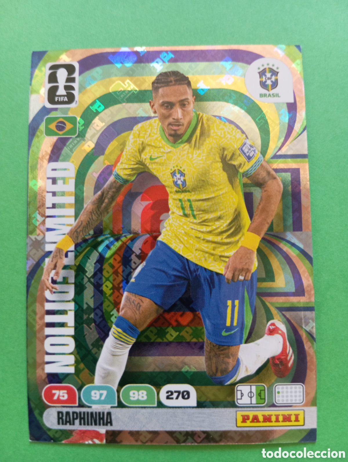 Trading cards: Raphinha Brasil LIMITED EDITION / PANINI FIFA WORLD CUP ADRENALYN XL 2026
