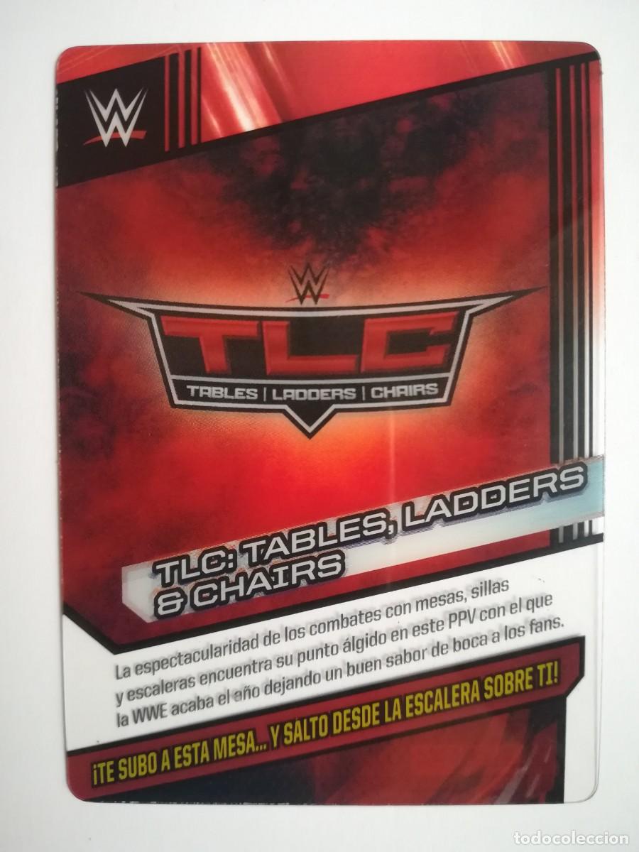 Trading cards: WWE N&ordm; 144. TLC: Tables, Ladders & Chairs. Panini 2016.