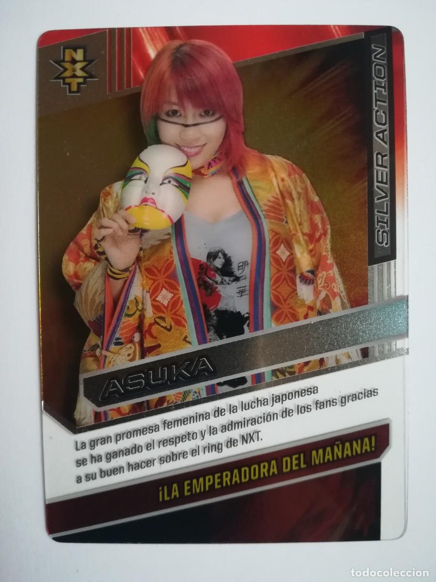Trading cards: WWE N&ordm; 146. Silver Action. Asuka. Panini 2016.