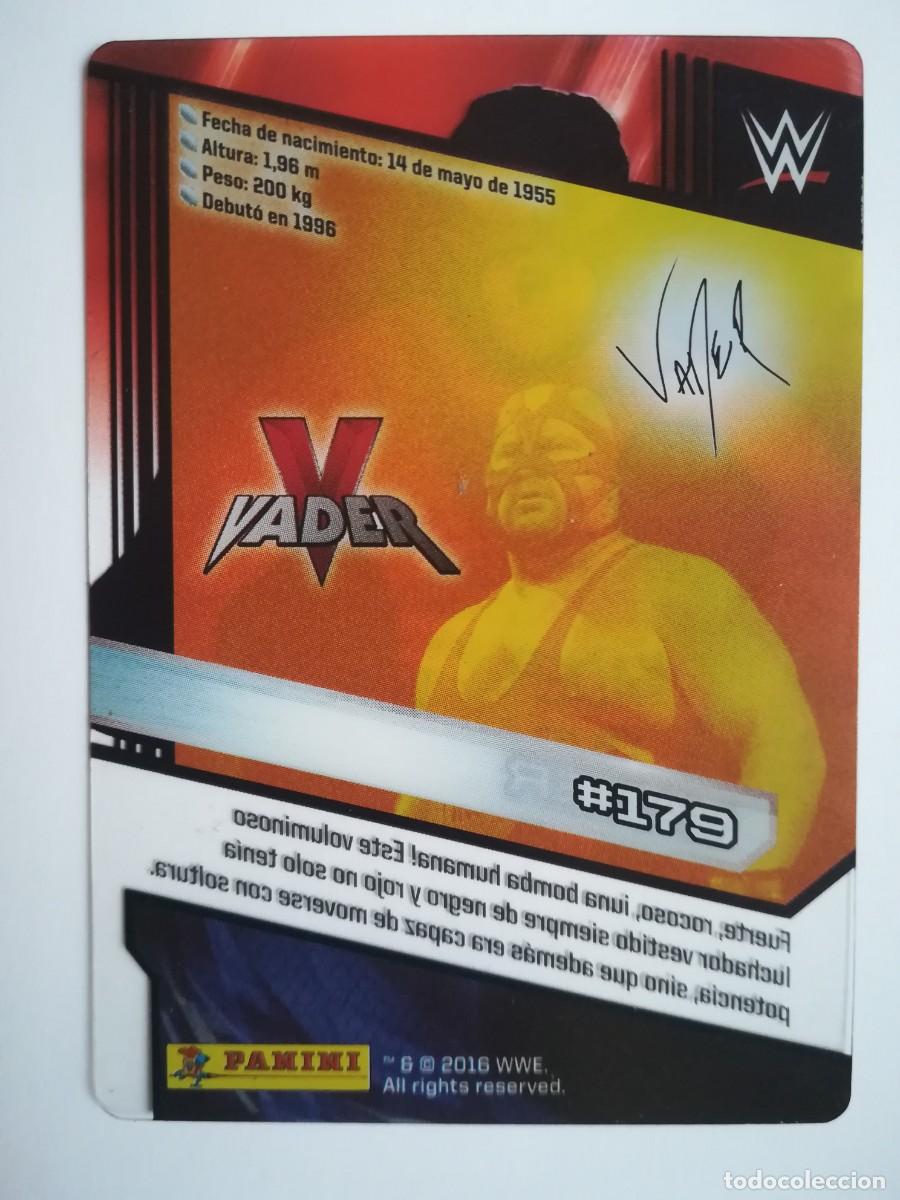 Trading cards: WWE N&ordm; 179. Vader. Panini 2016. - Foto 2