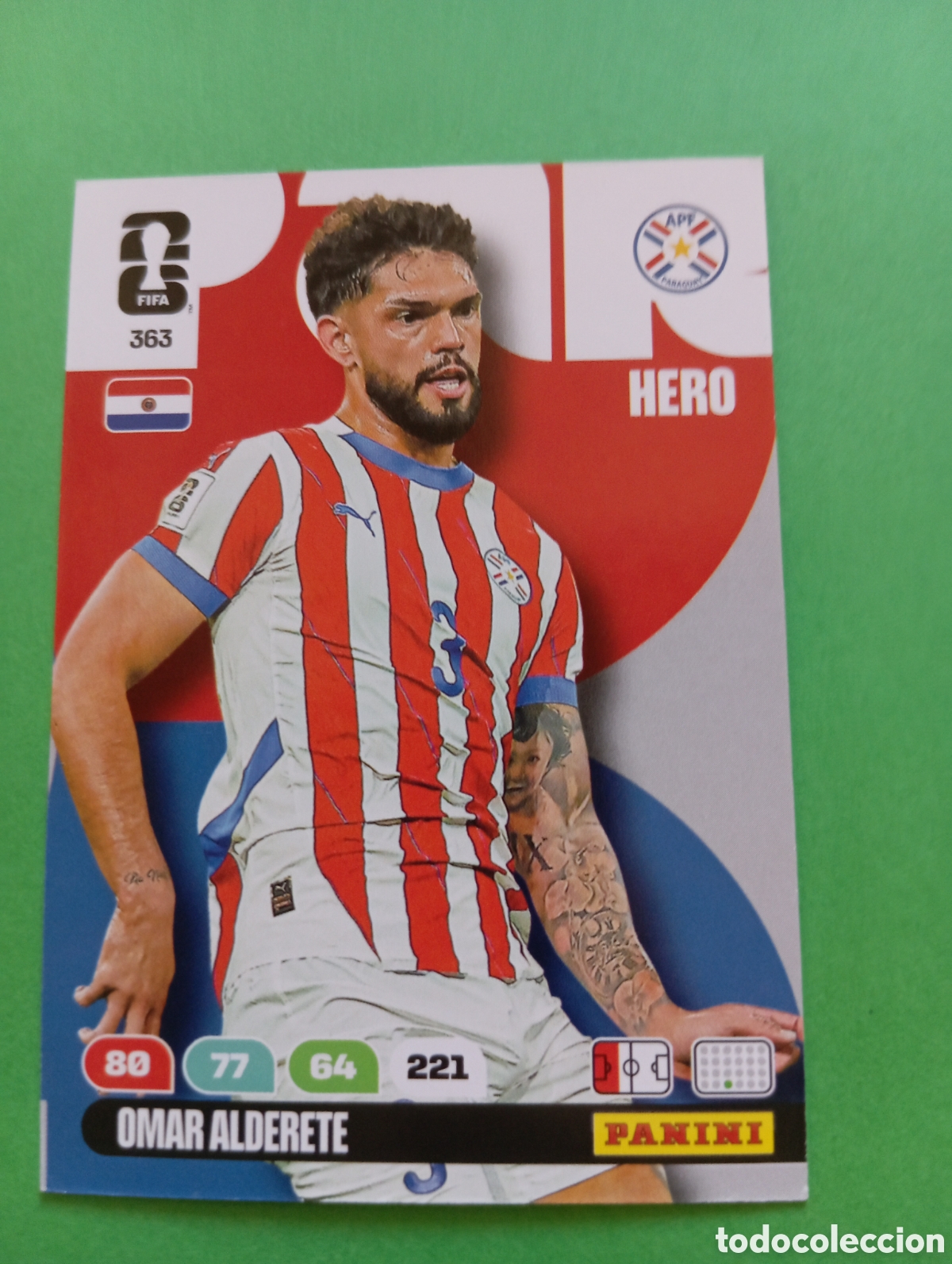 Trading cards: Omar Alderete Paraguay n&deg;363 / PANINI FIFA WORLD CUP ADRENALYN XL 2026