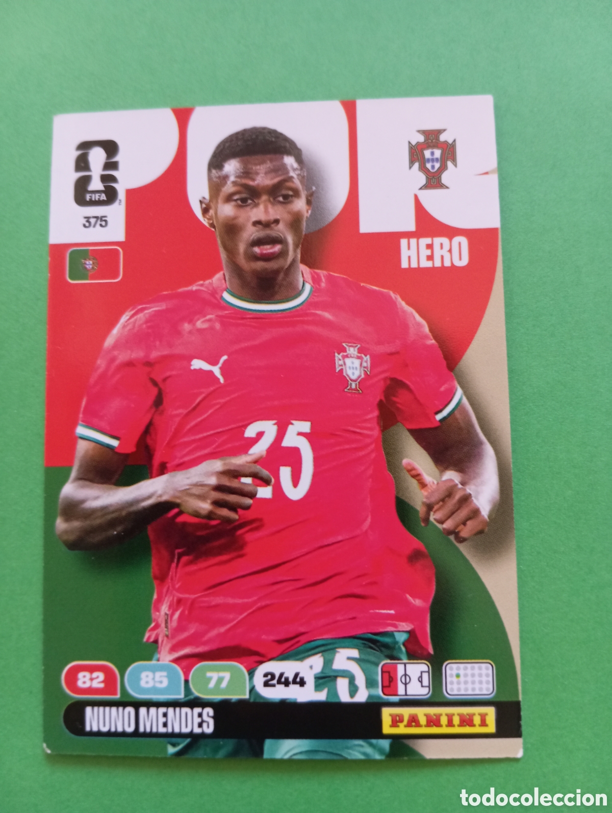 Trading cards: Nuno Mendes Portugal n&deg;375 / PANINI FIFA WORLD CUP ADRENALYN XL 2026