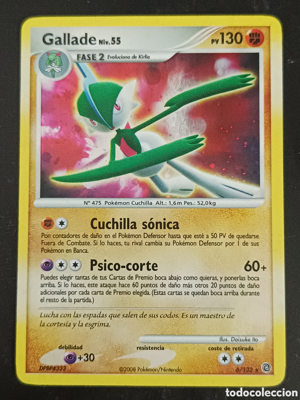 Trading cards: Pokemon Gallade 6/132 Diamante Y Perla Maravillas Secretas En Castellano