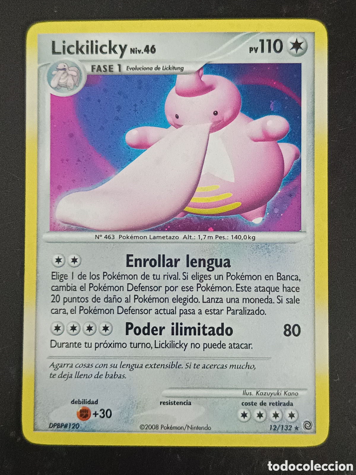 Trading cards: Pokemon Lickilicky 12/132 Diamante Y Perla Maravillas Secretas En Castellano
