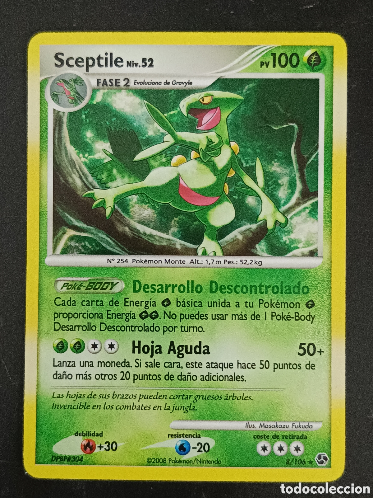 Trading cards: Pokemon Sceptile 8/106 Diamante Y Perla Grandes Encuentros En Castellano