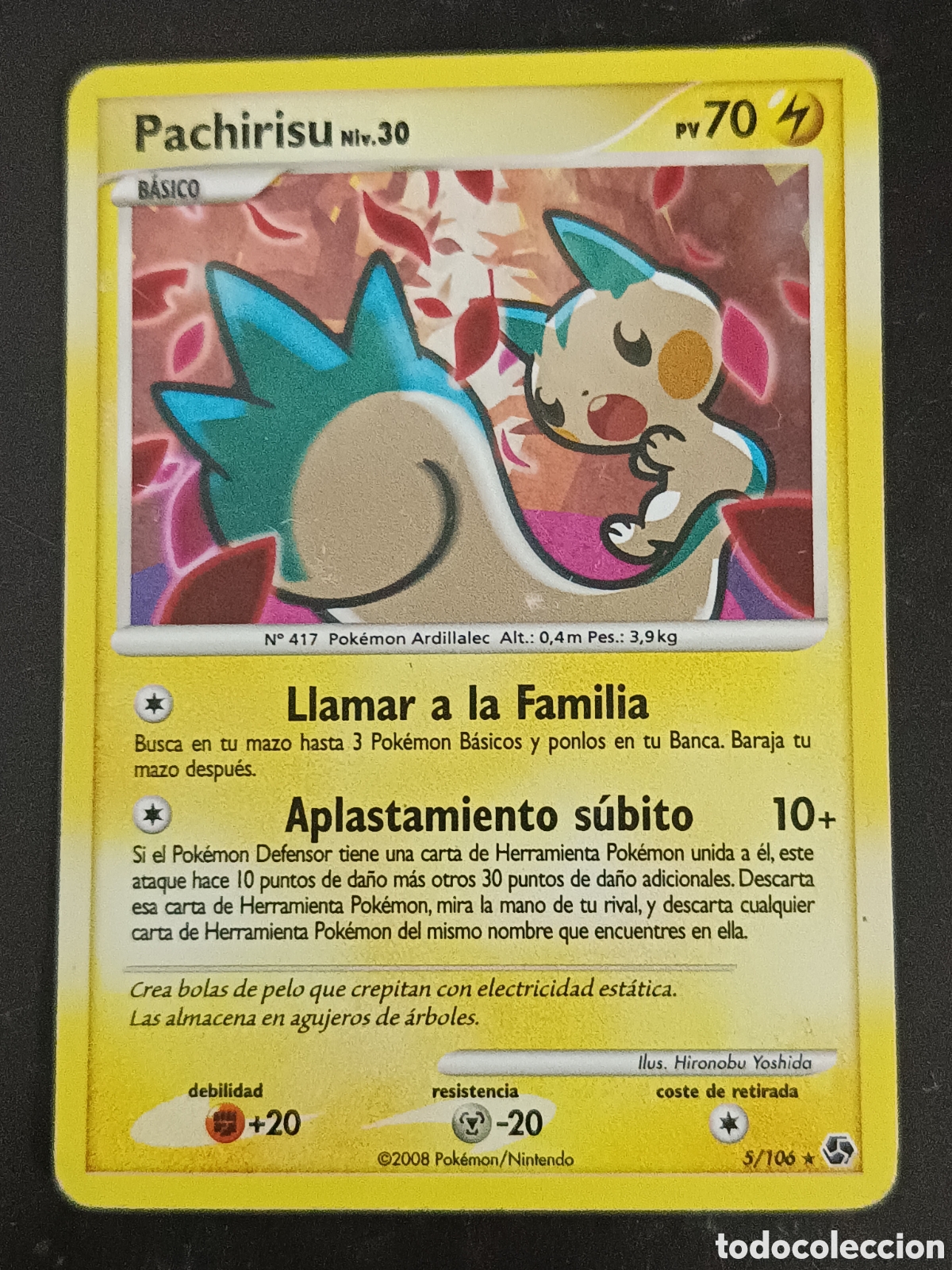 Trading cards: Pokemon Pachirisu 5/106 Diamante Y Perla Grandes Encuentros En Castellano