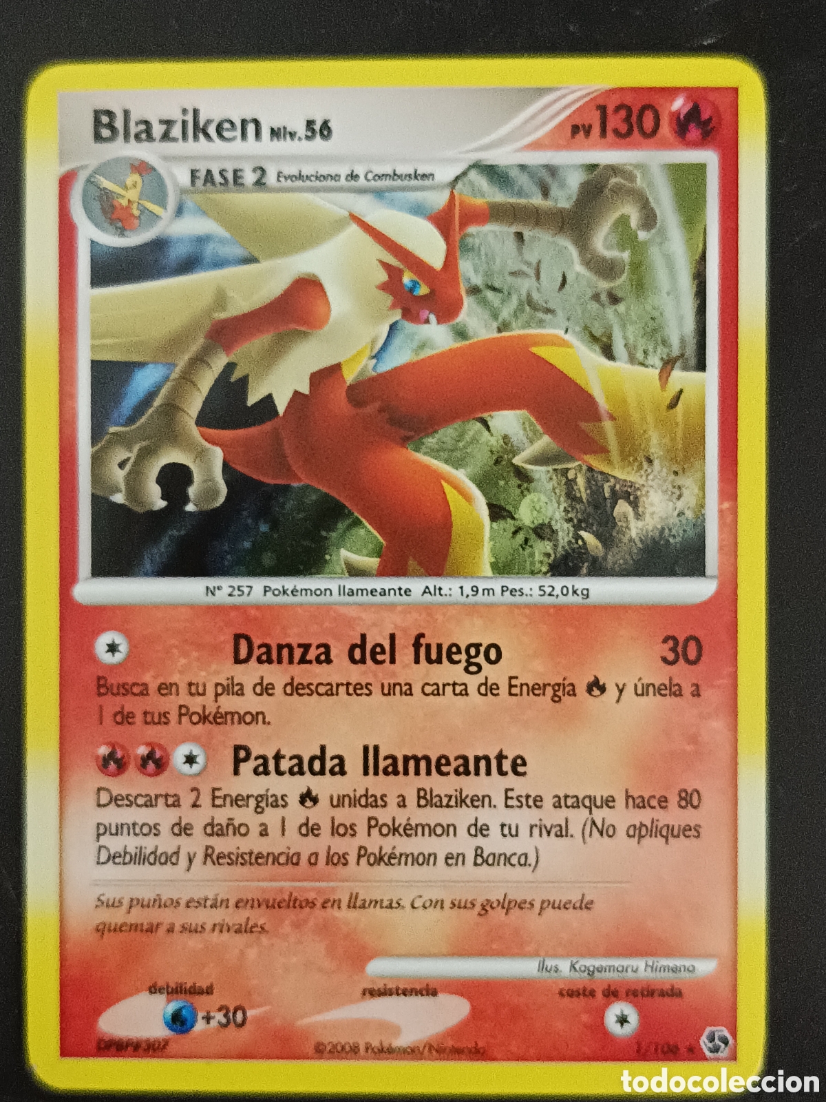Trading cards: Pokemon Blaziken 1/106 Diamante Y Perla Grandes Encuentros En Castellano