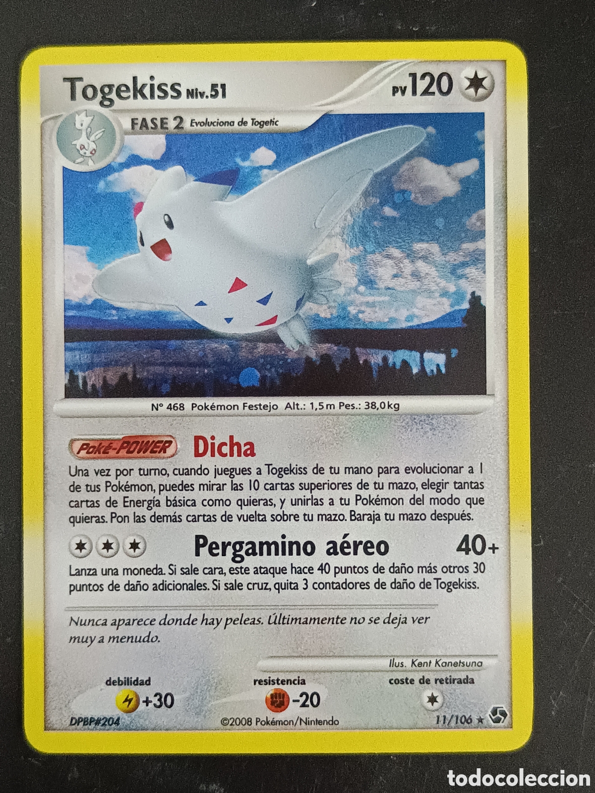 Trading cards: Pokemon Togekiss 11/106 Diamante Y Perla Grandes Encuentros En Castellano