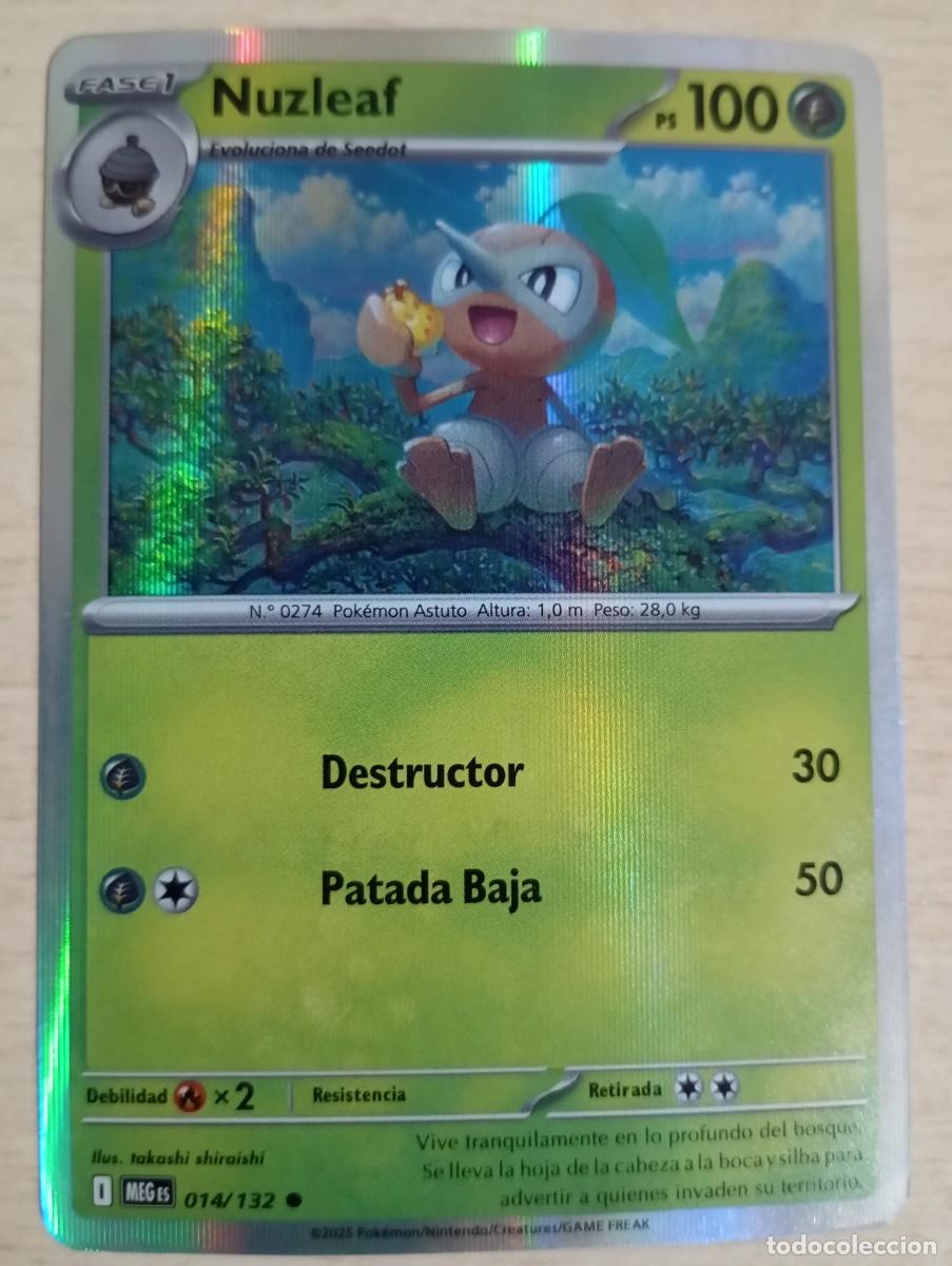 Trading cards: Carta Pok&eacute;mon Nuzleaf Proxy