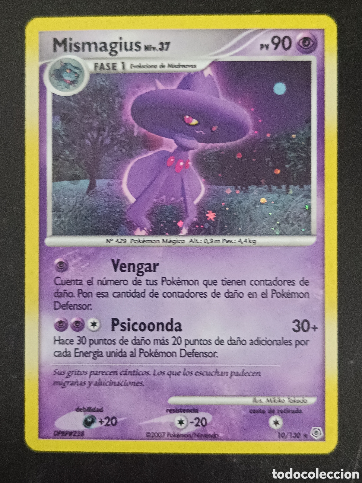 Trading cards: Pokemon Mismagius 10/130 Diamante Y Perla En Castellano