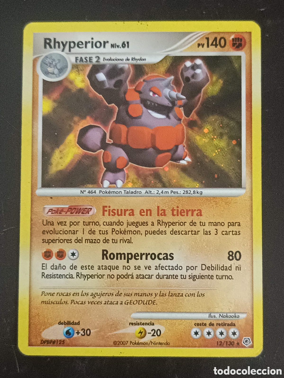 Trading cards: Pokemon Rhyperior 12/130 Diamante Y Perla En Castellano
