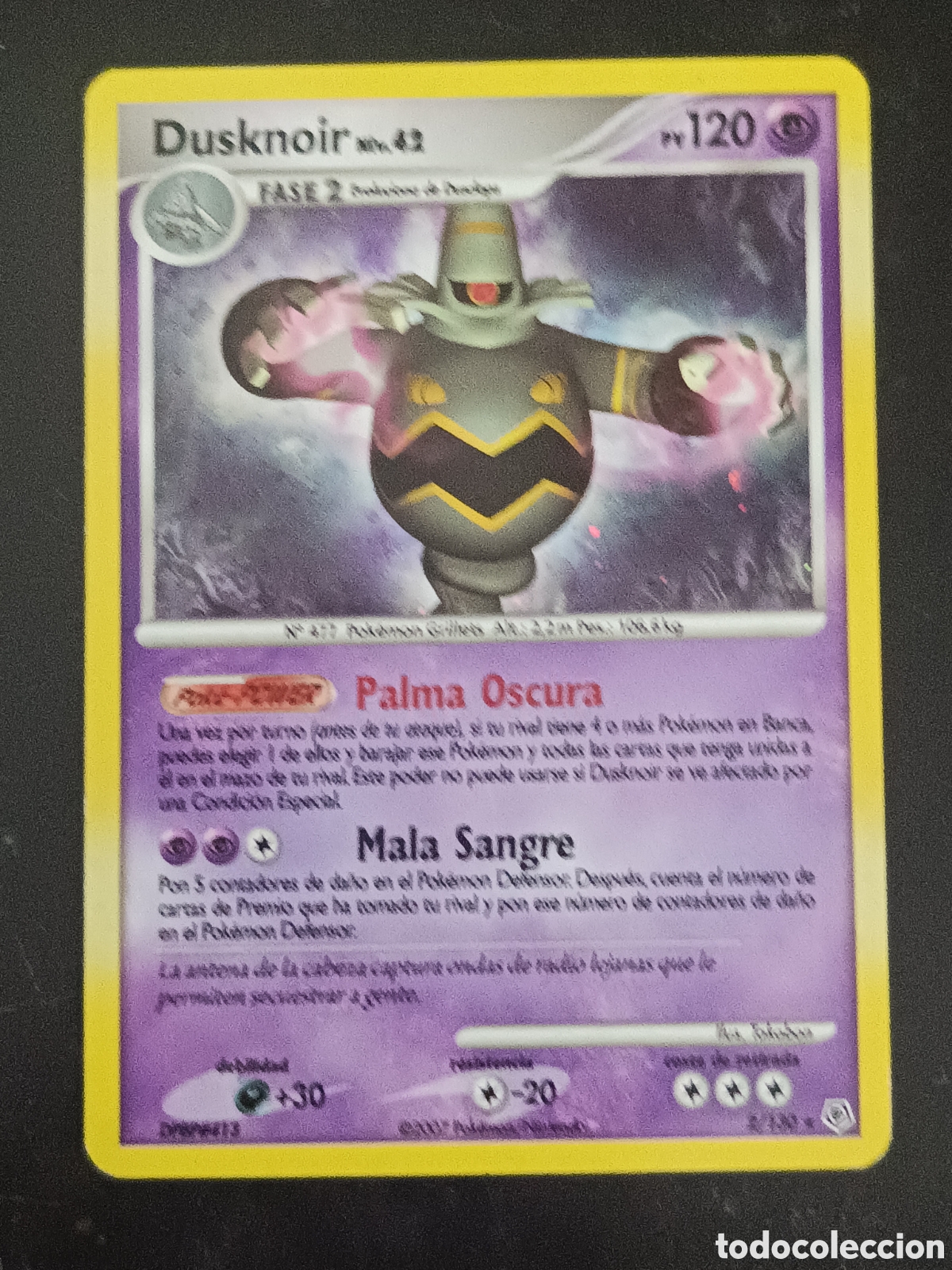 Trading cards: Pokemon Dusknoir 2/130 Diamante Y Perla En Castellano