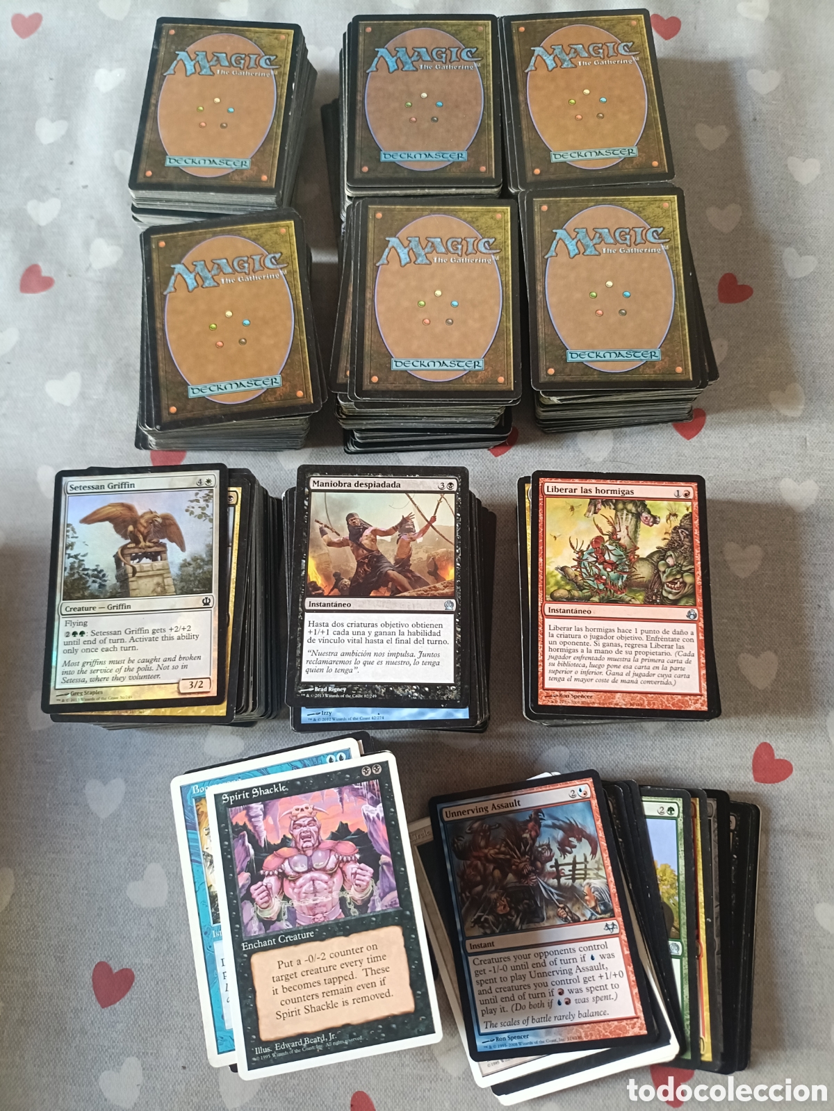 Trading cards: Lote de m&aacute;s de 1000 Cartas Magic