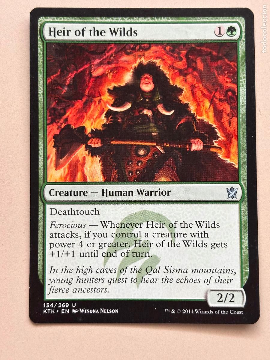 Trading cards: MAGIC THE GATHERING - HEIR OF THE WILDS ( KHANS OF TARKIR )