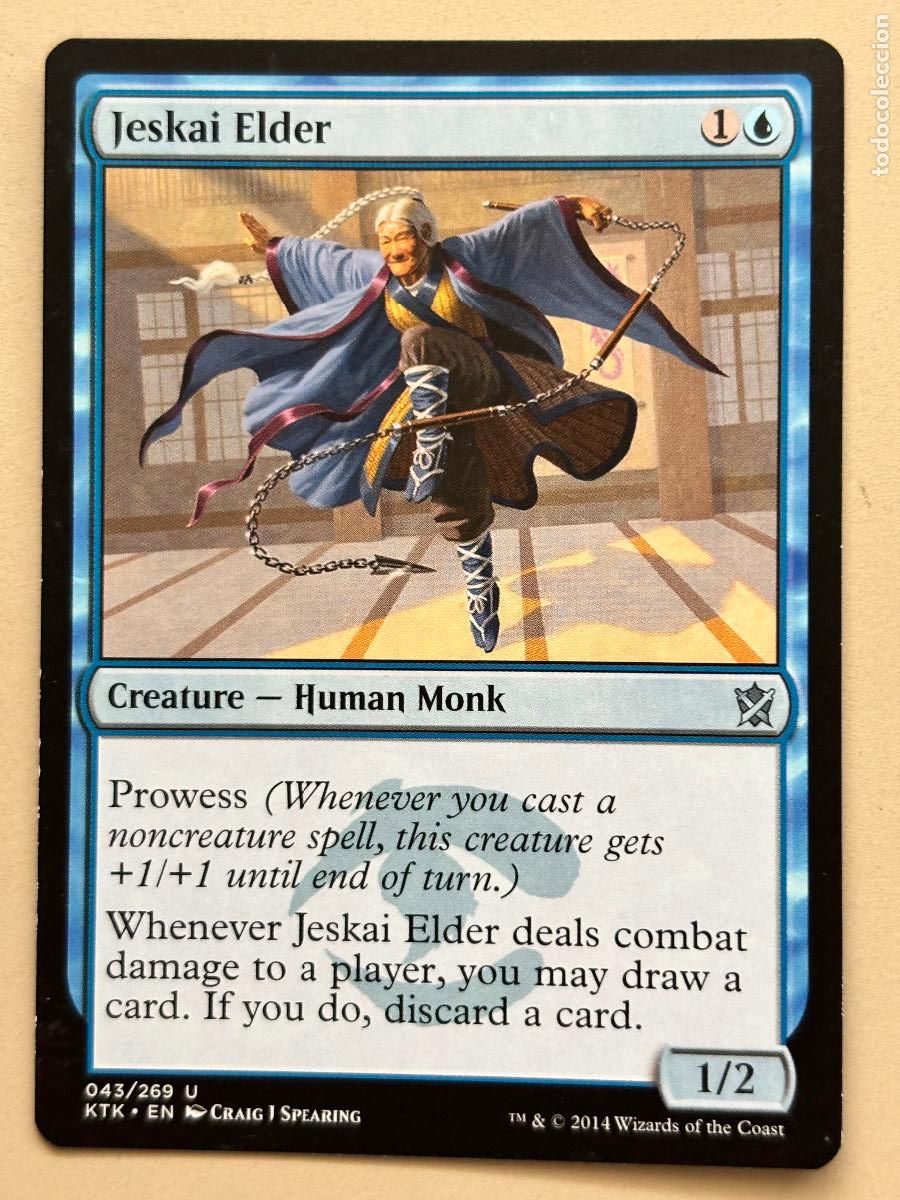 Trading cards: MAGIC THE GATHERING - JESKAI ELDER ( KHANS OF TARKIR )