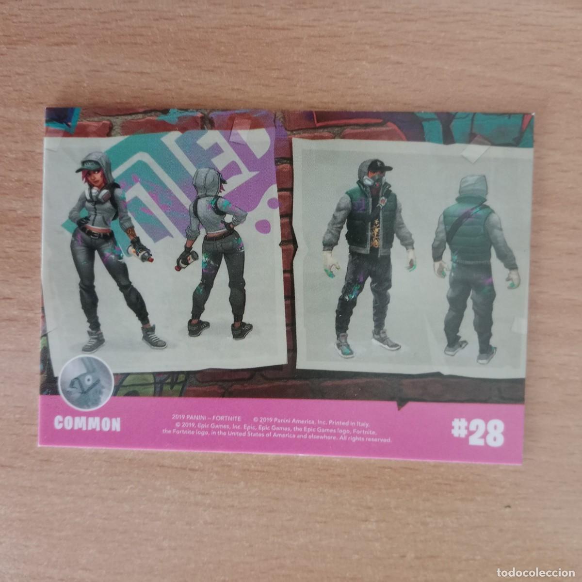 Trading cards: COMMON # 28 - TRADING CARD - FORTNITE SERIES 1 - PANINI - A&Ntilde;O 2019.